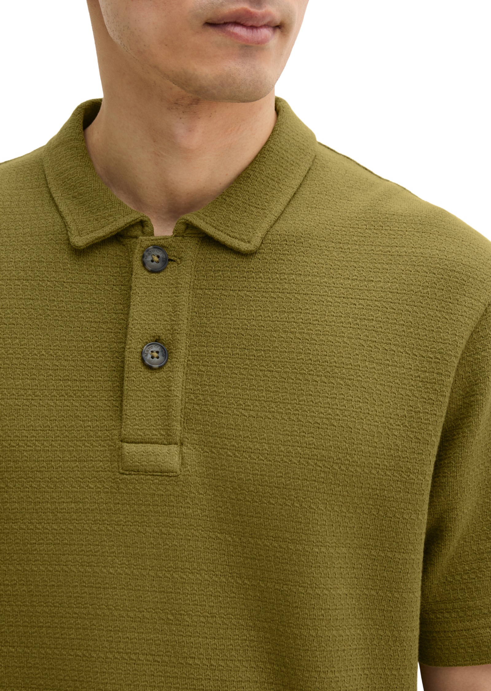 Marc O'Polo Poloshirt »mit feiner Struktur«