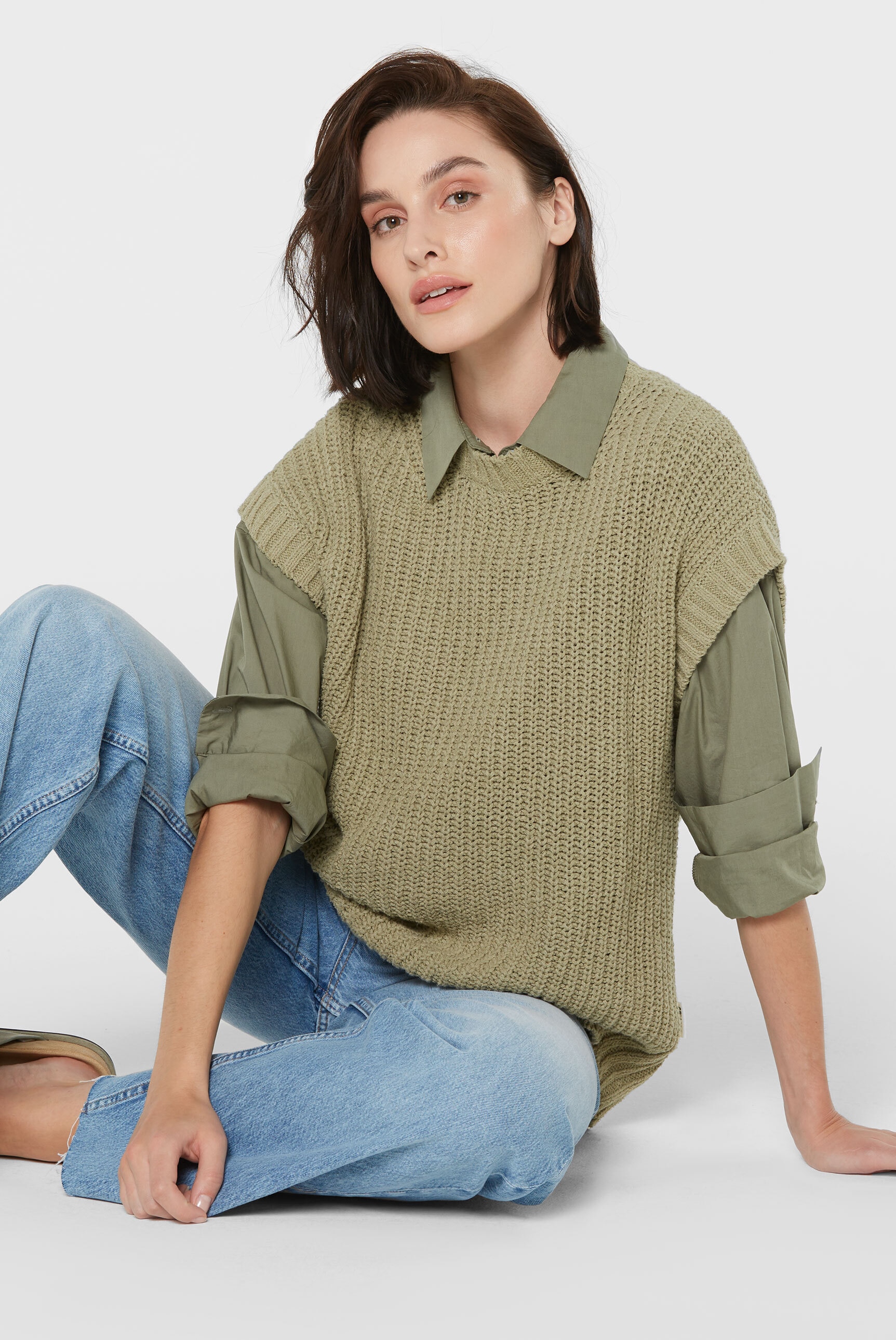SENSES.THE LABEL Pullunder, im Rippstrickmuster günstig online kaufen