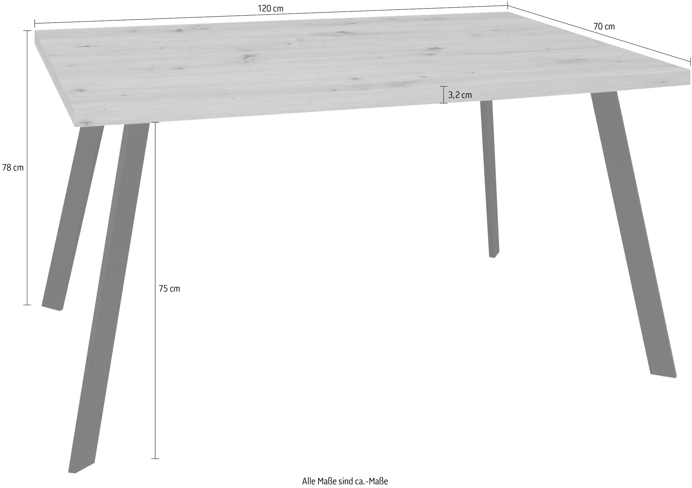 Mäusbacher Schreibtisch "Big System Office", Breite 120 cm günstig online kaufen