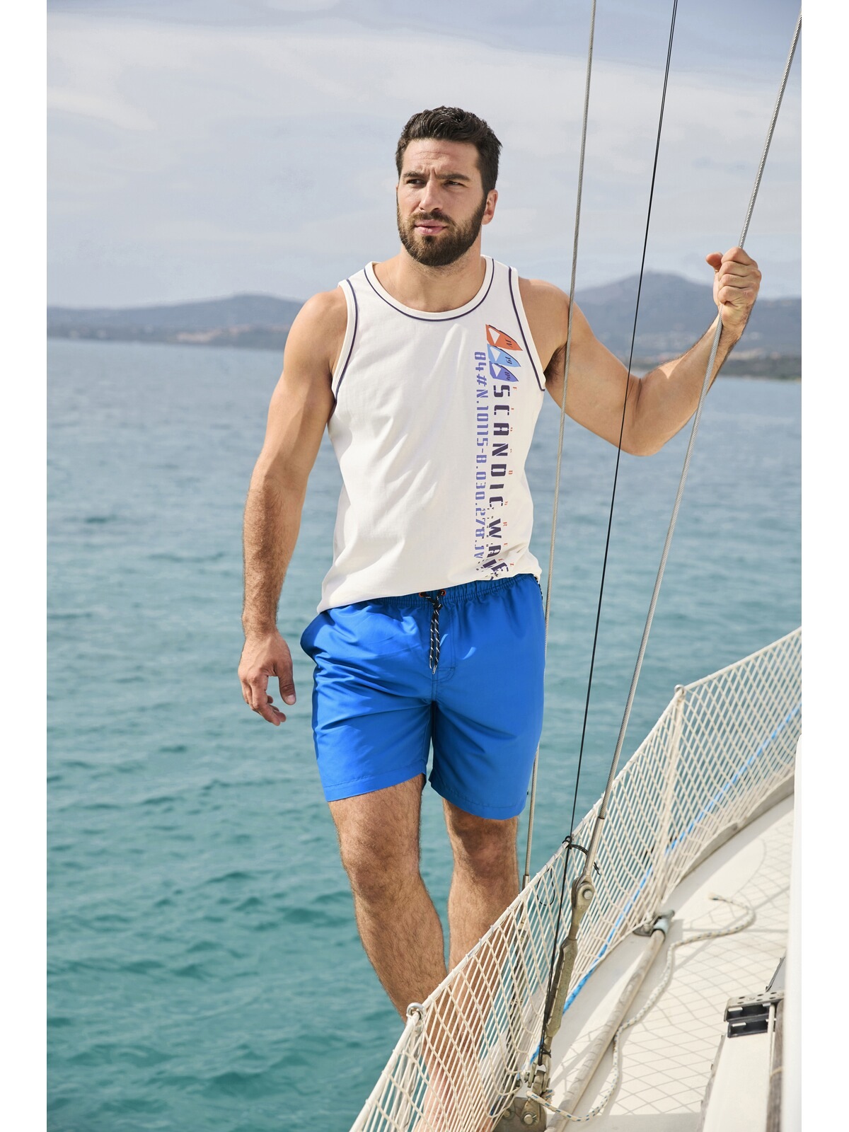 Jan Vanderstorm Jocke Swim Shorts Blue 5XL 2