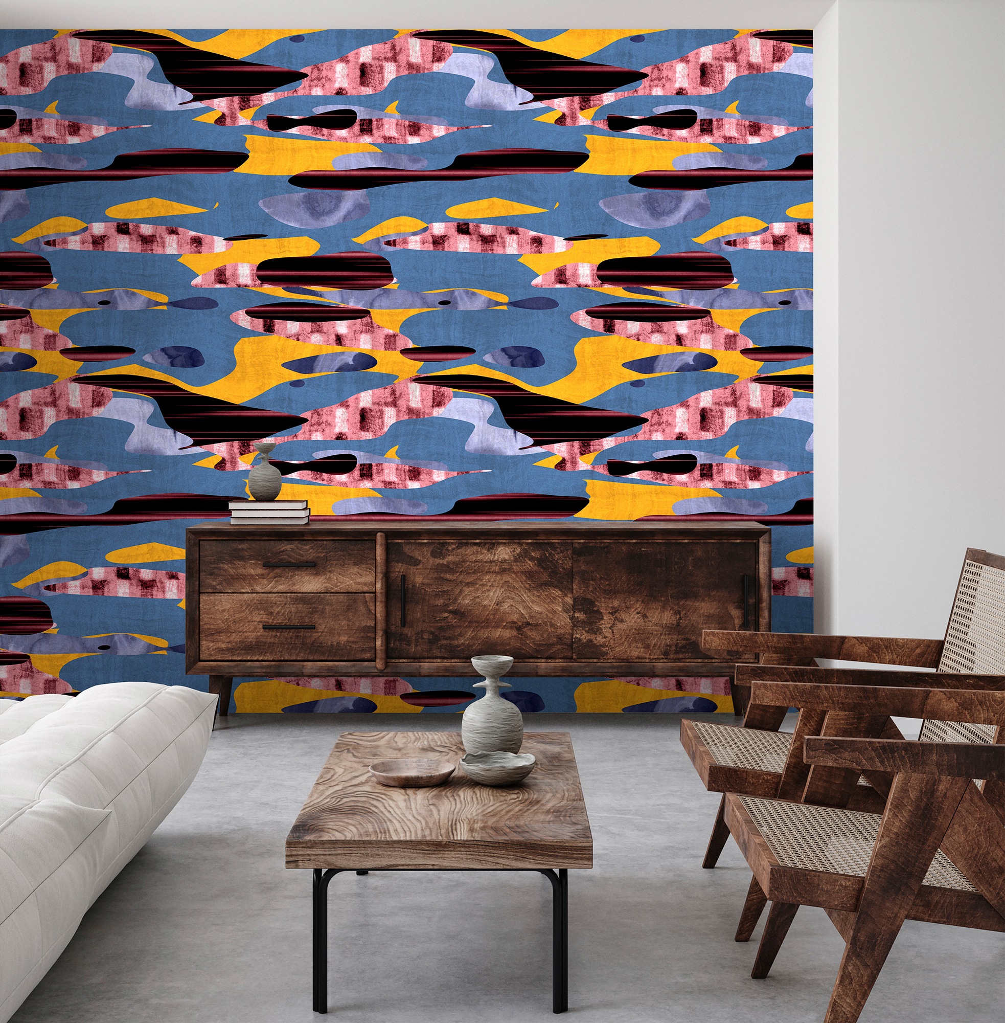 living walls Fototapete "Walls by Patel Zimbabwe" glatt Vlies, Wand günstig online kaufen