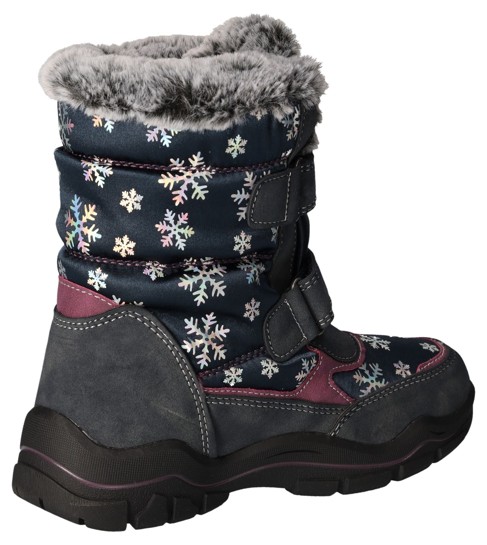 Mustang Shoes Winterstiefel, Winterstiefel, Klettstiefel in bequemer Weite