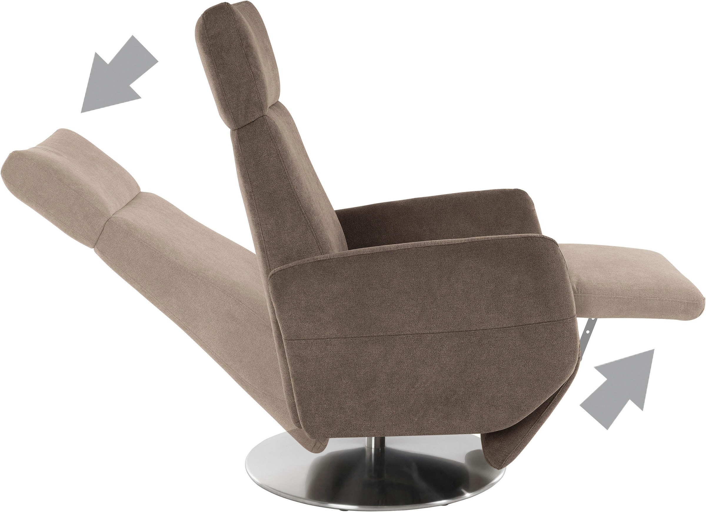 sit&more TV-Sessel »Kobra«, manuelle Relaxfunktion