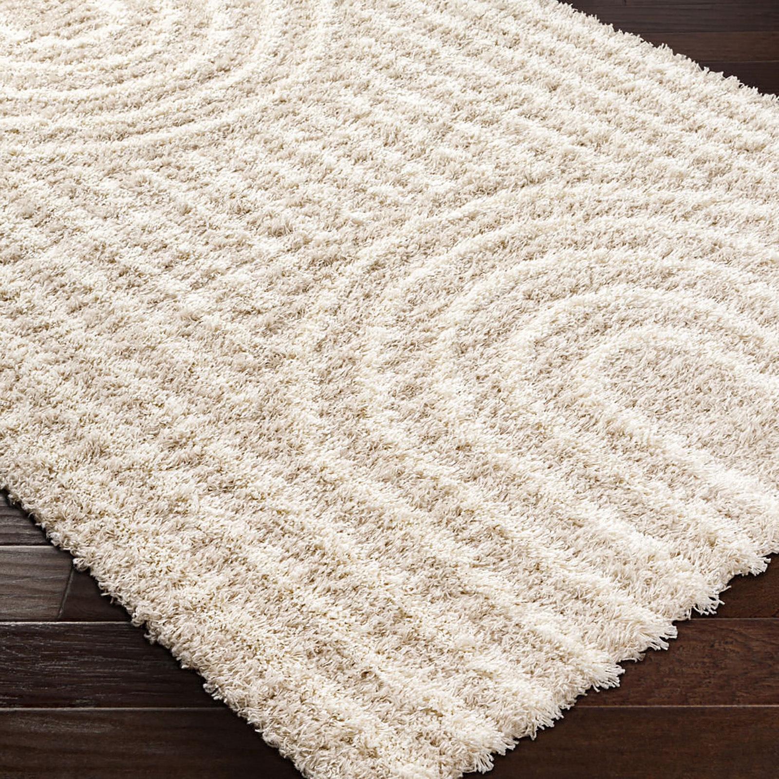 Livabliss Hochflor-Teppich »TRAKAI« rechteckig 52 mm Höhe Flauschig, Langflor, Weich, Boho Wohnzimmerteppich, Grau