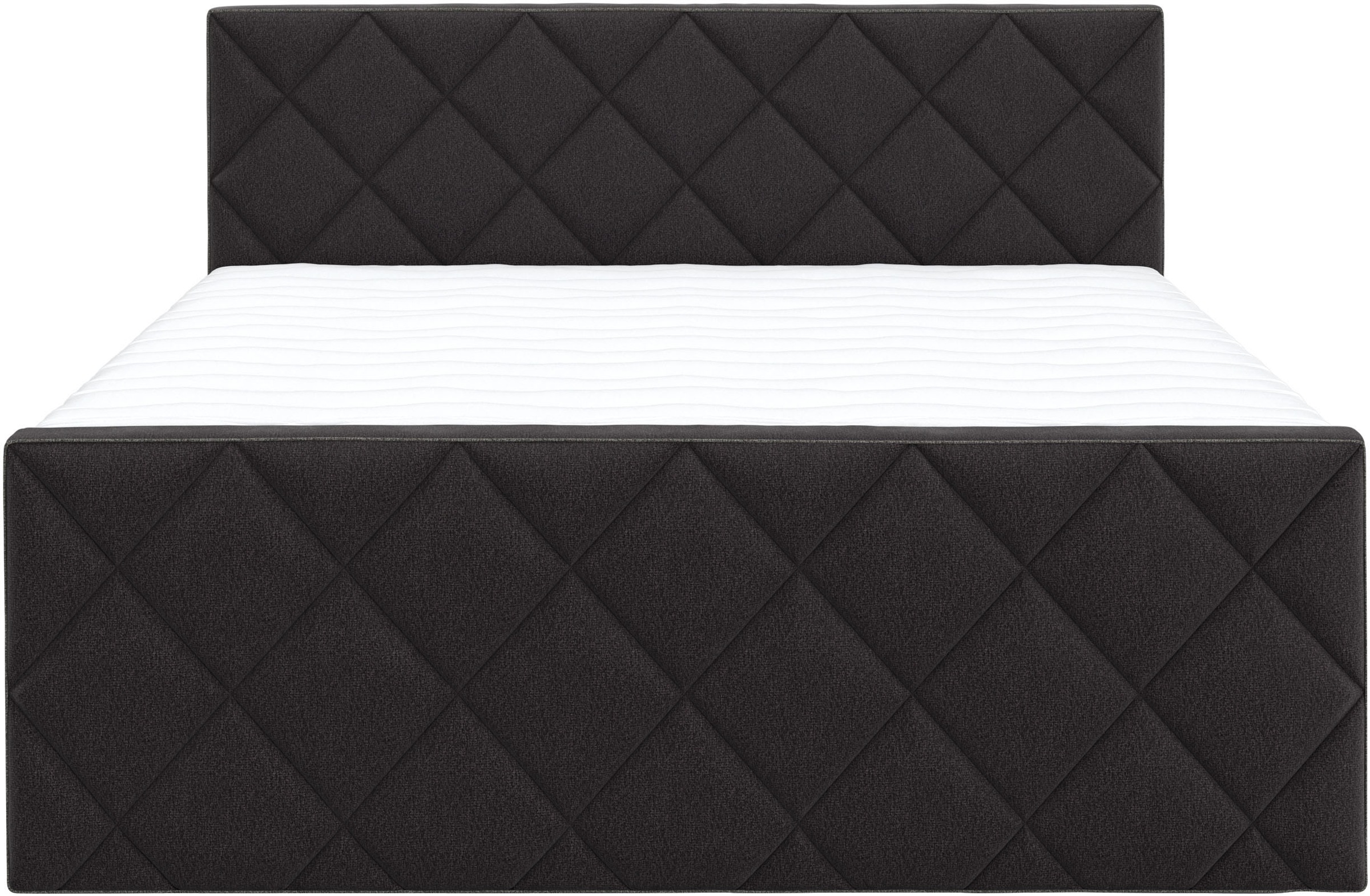 COTTA Boxspringbett »Tower inkl. Bettkasten, mit Keder in abgesetzter Farbe« in verschiedenen Breiten, Härtegraden und Farben erhältlich