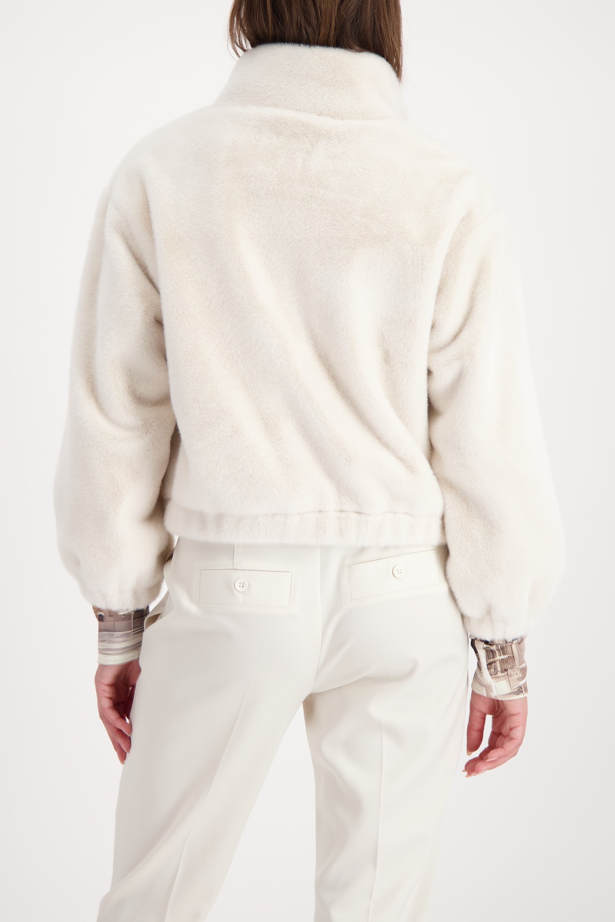 Monari Fellimitatjacke »Jacke fake fur« ohne Kapuze