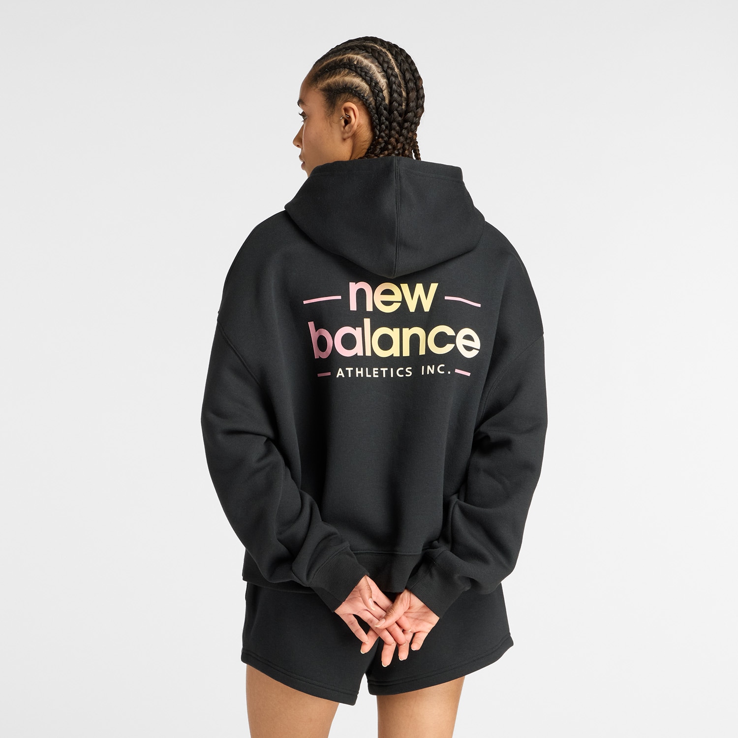 New Balance Kapuzensweatshirt »Reimagined Fleece Oversized Hoodie«