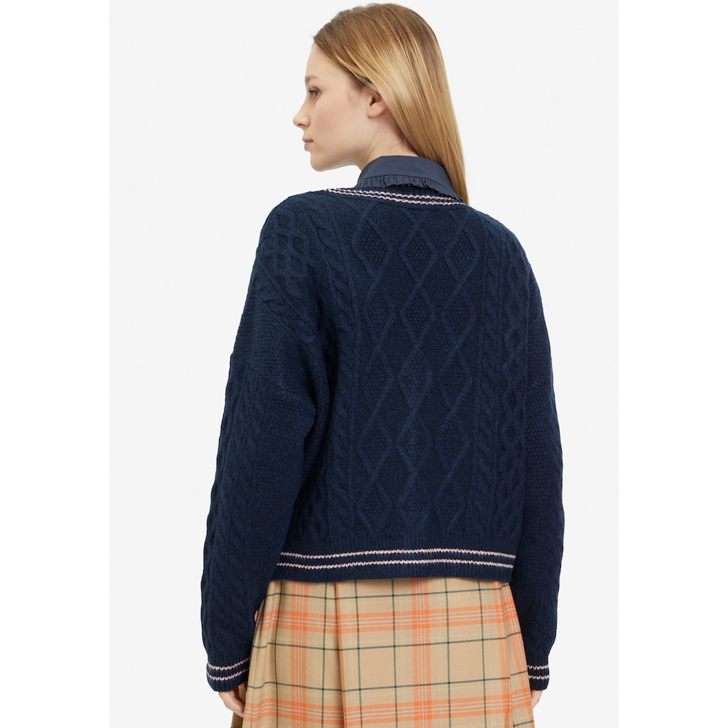 Tamaris Longstrickjacke, mit Dropshoulder Look