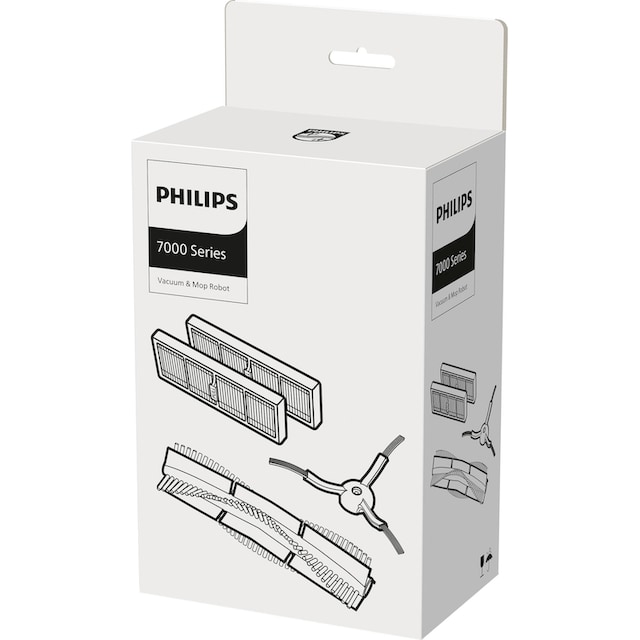 Philips Bodenwischer-Set »XV1473/00«, (Packung, 4 St.), für Saugroboter  XU7000/01, XU7100/01 mit 2x Filter, 1x Seitenbürsten online bestellen | BAUR