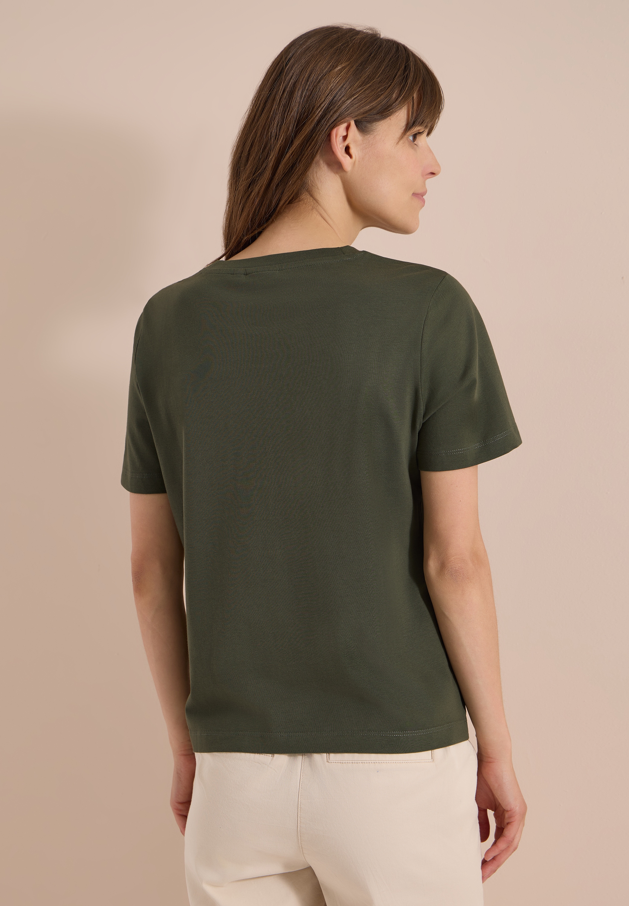 Cecil T-Shirt aus reiner Baumwolle