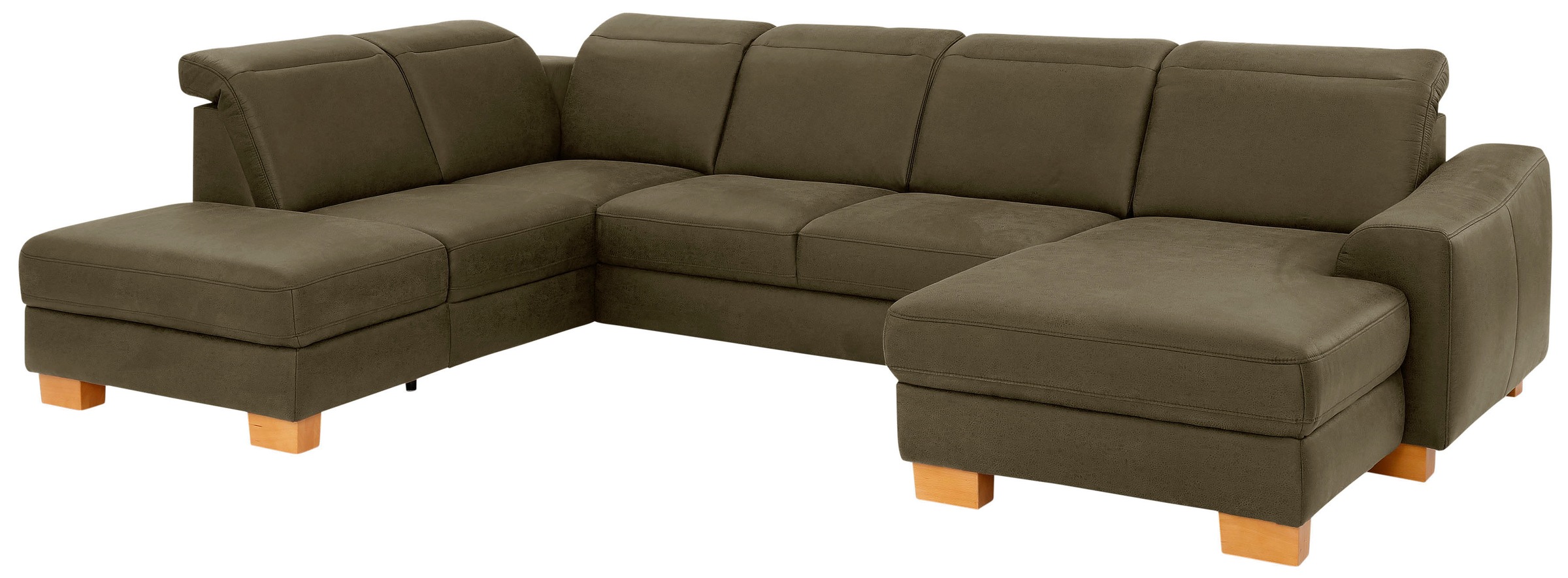 Home Affaire Dundee U-Shape Sectional Sofa Olive 338x219cm 8