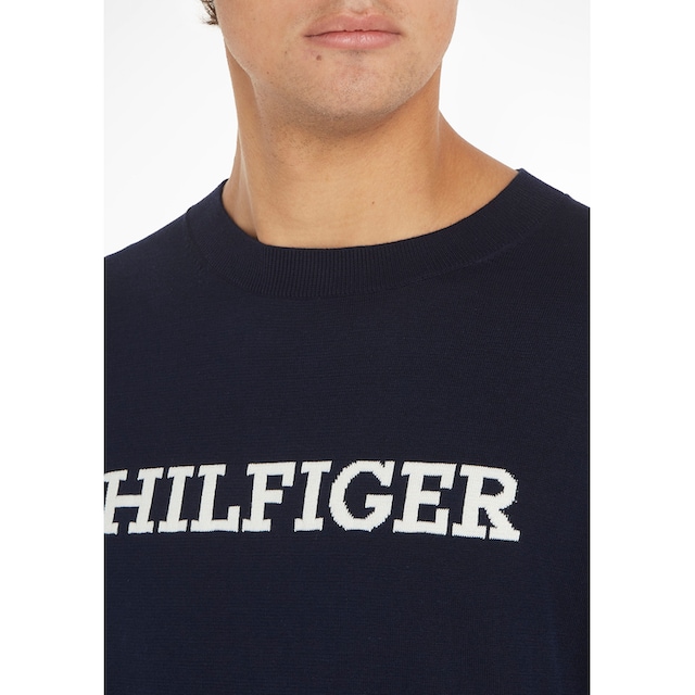 Tommy Hilfiger Strickpullover »MONOTYPE GRAPHIC CREW NECK« ▷ für | BAUR