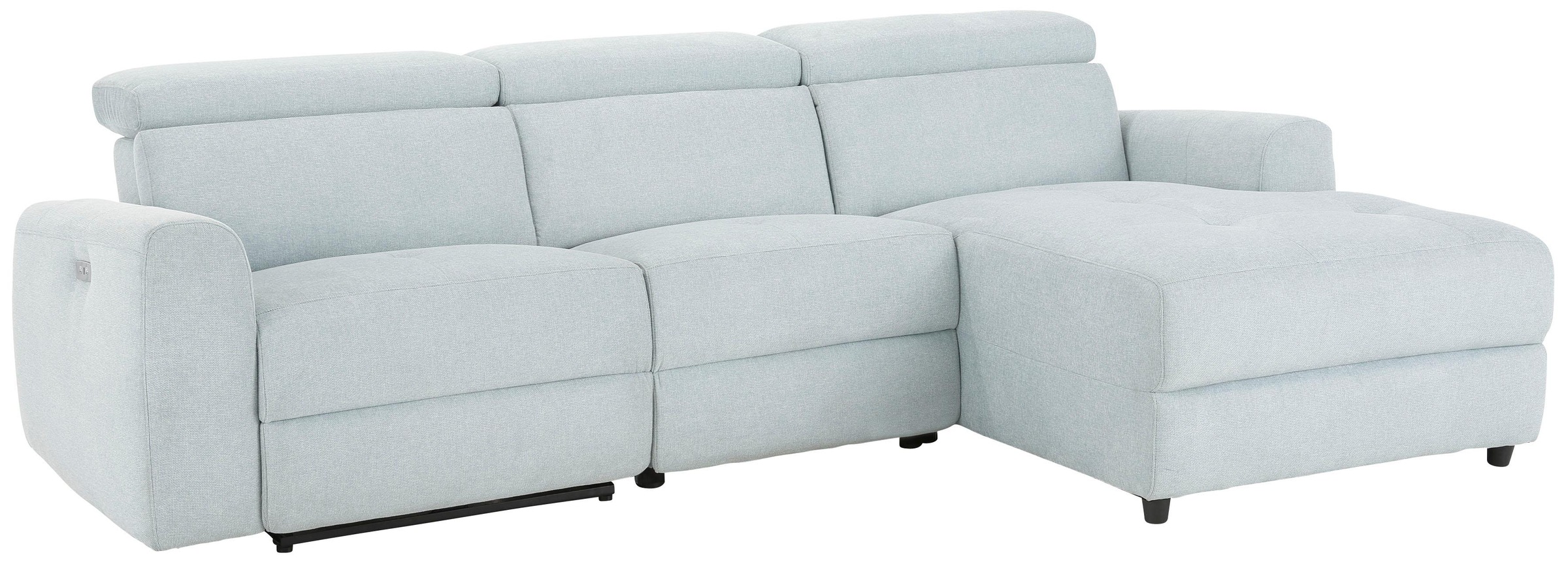 Home affaire Ecksofa »Sentrano, L-Form,«, 275 cm, man. o. elektr. Relaxfunktion und USB/Kopfverstellung
