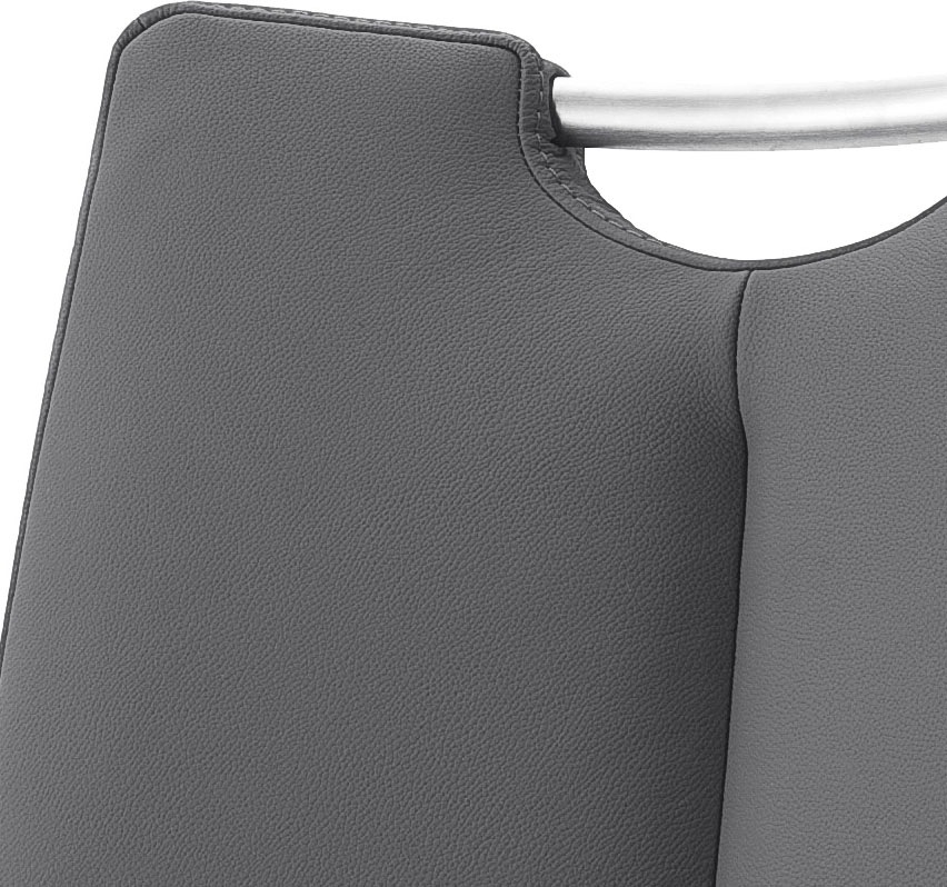MCA furniture Freischwinger »Artos«, (Set), 2 St., Leder, Stuhl mit Echtlederbezug, bis 140 Kg belastbar