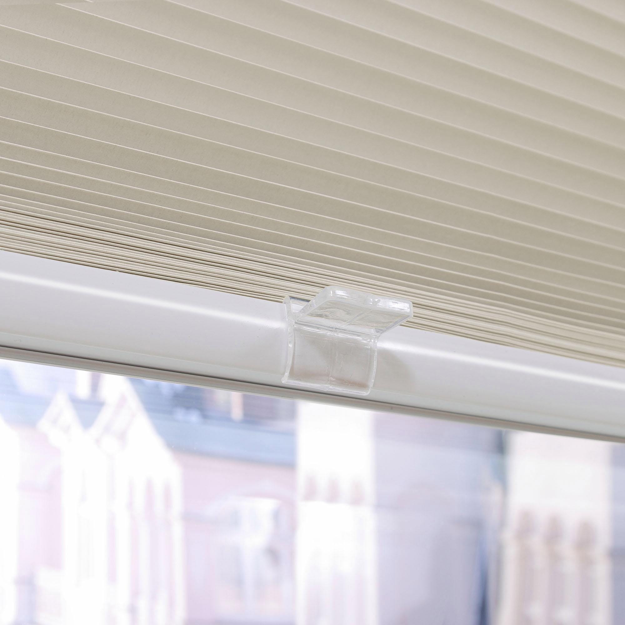 Liedeco Plissee "Klemmfix Thermo" verdunkelnd energiesparend ohne Bohren ve günstig online kaufen