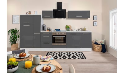 RESPEKTA Küchenzeile »RP310«, mit E-Geräten, Breite 310 cm kaufen