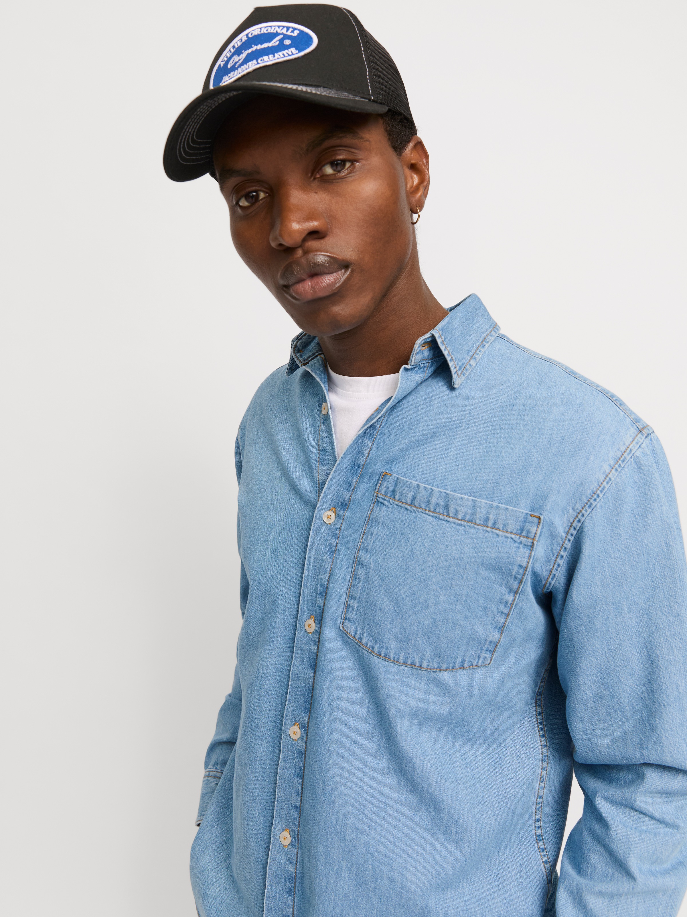 Jack & Jones Jeanshemd "JJICREEK JJSHIRT L/S AKM 596 NOOS" günstig online kaufen