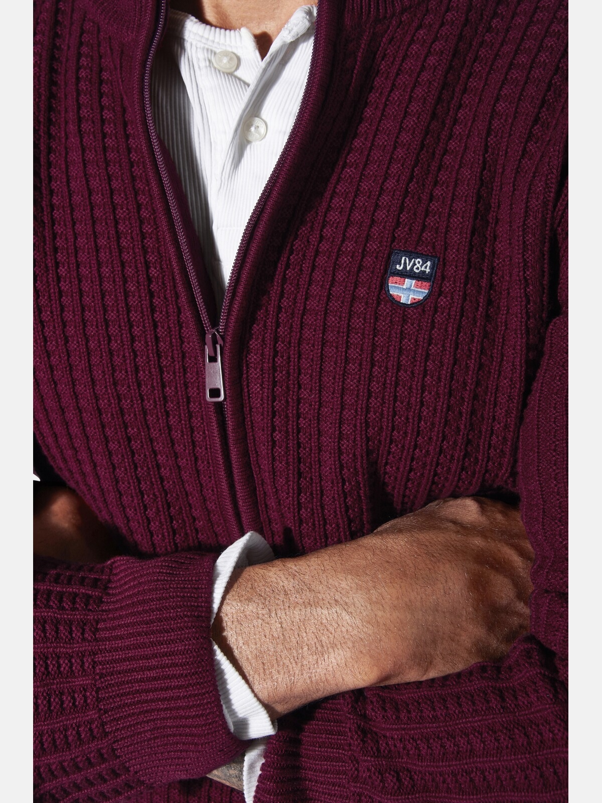 Jan Vanderstorm Strickjacke »Strickjacke ONERVA«