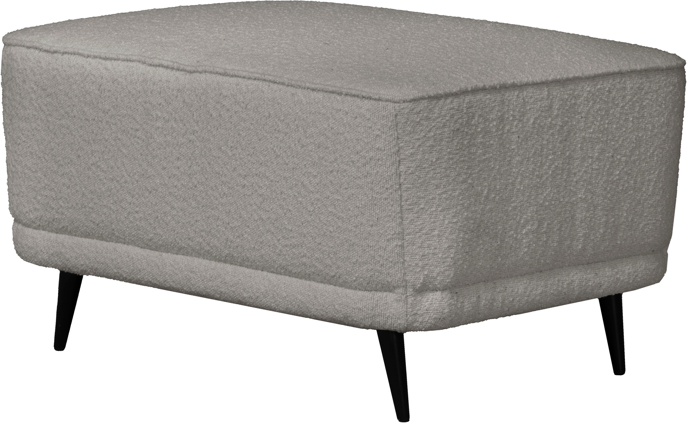 Home affaire Polsterhocker "Ashly" in 3 Bezugsvarianten, Bouclé, Samtoptik günstig online kaufen