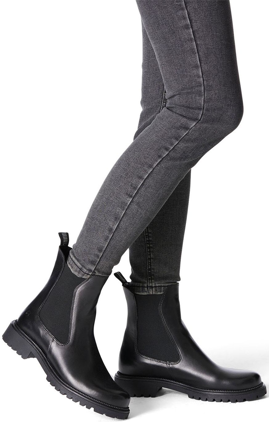 Tamaris Chelseaboots, Blockabsatz, Schlupfboots mit beidseitigen Stretchein günstig online kaufen
