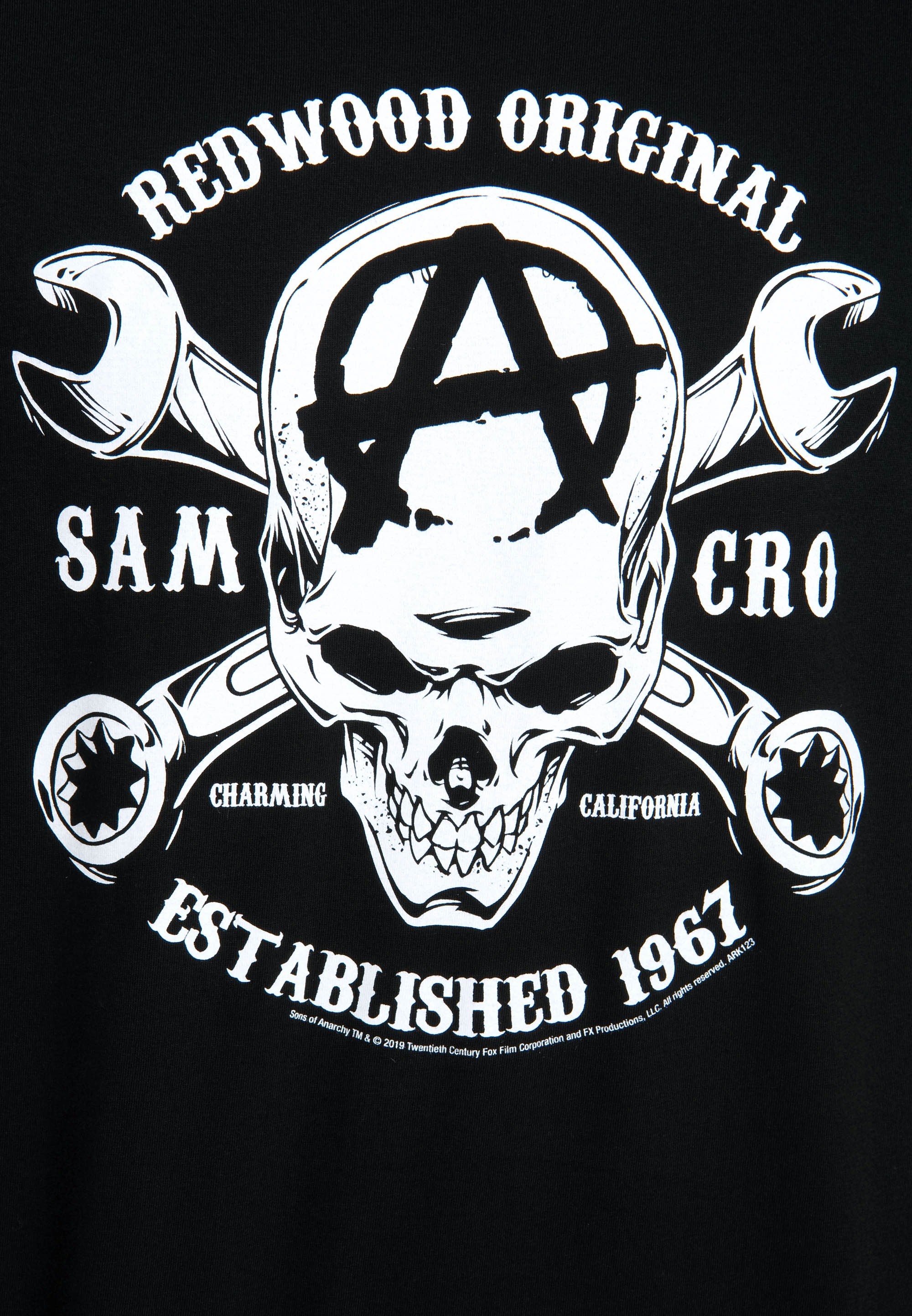 LOGOSHIRT T-Shirt »Sons of SAMCRO«, | kaufen of Anarchy BAUR Anarchy-Print mit Sons ▷