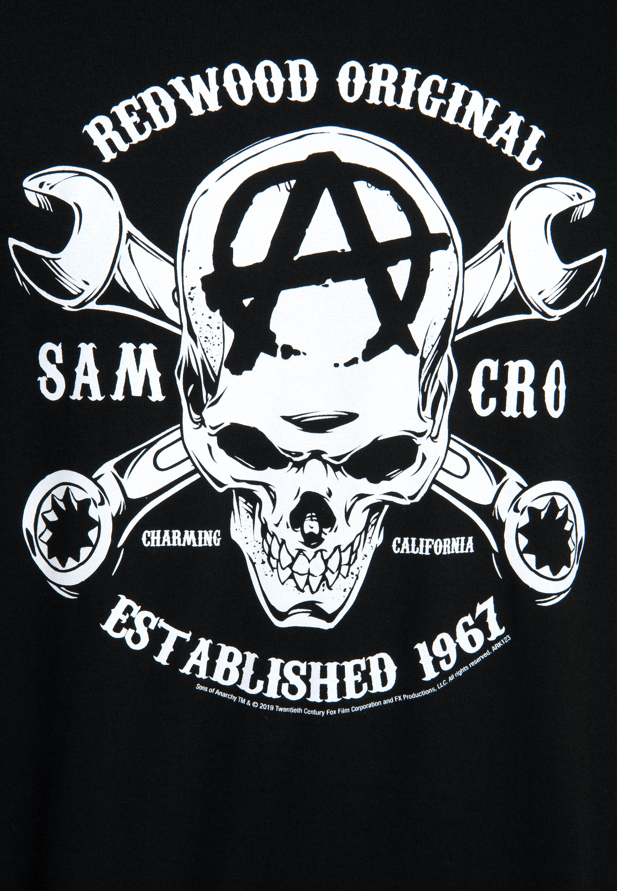 LOGOSHIRT T-Shirt »Sons of Anarchy SAMCRO«, mit Sons of Anarchy-Print