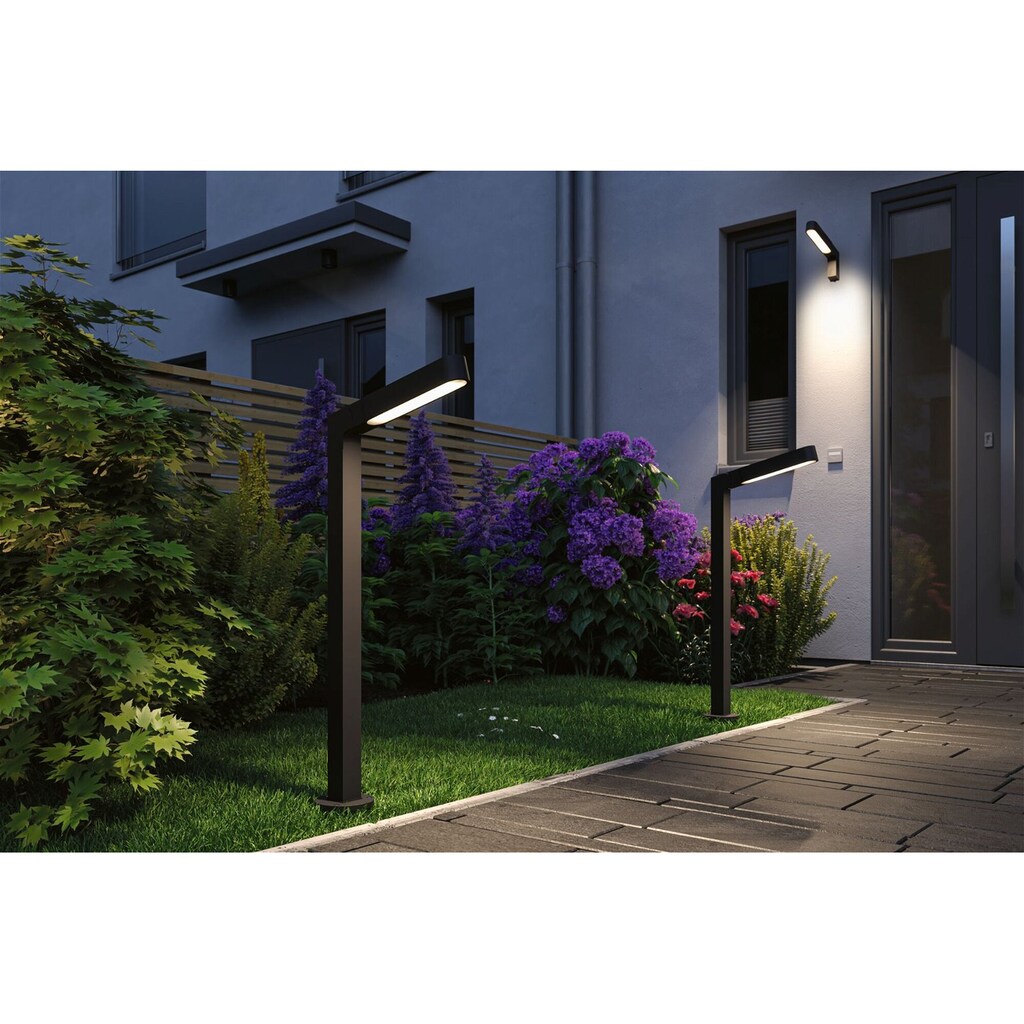 Paulmann LED Außen-Wandleuchte »House Ito 47x301mm 3000K 6W 450lm 230V 65° Anthrazit Metall Kunststoff«, 1 flammig-flammig