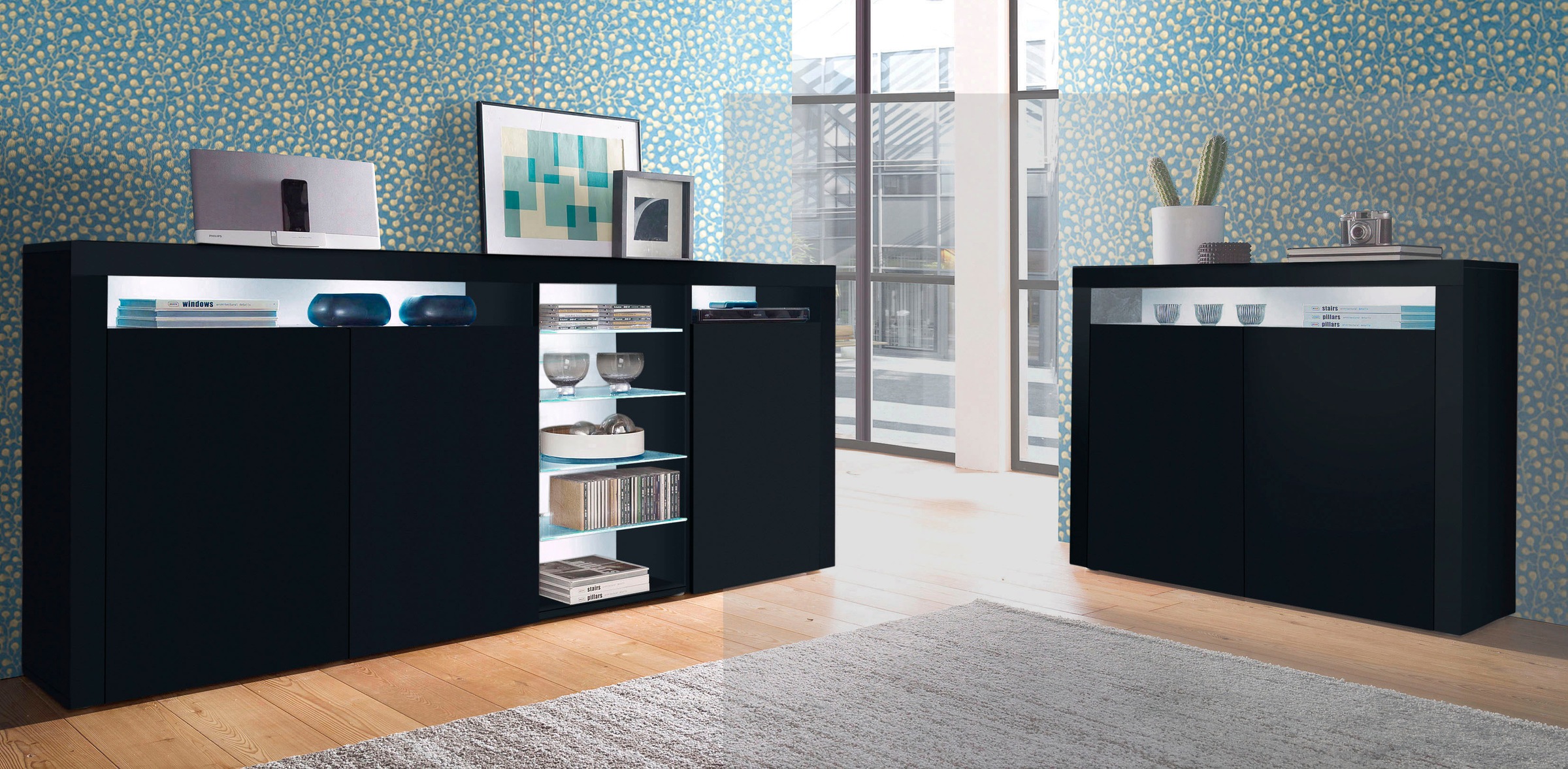 Thumbnail - borchardt Möbel Highboard "Santa Fe" Breite 200 cm