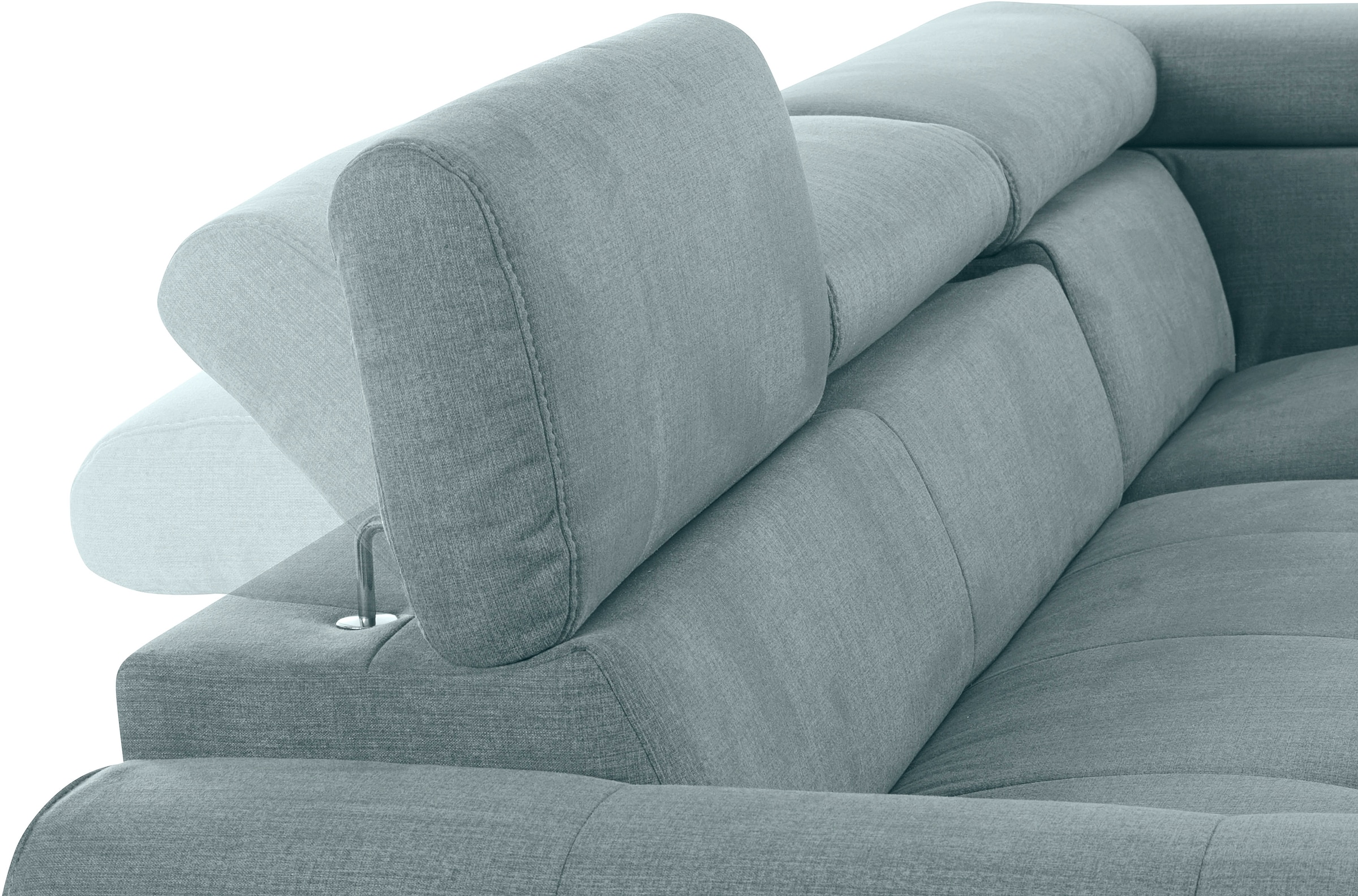 COTTA Ecksofa »Mia L-Form«, 3-tlg.-Kissen-Set, Ottomane, wahlweise mit oder ohne RGB-Beleuchtung