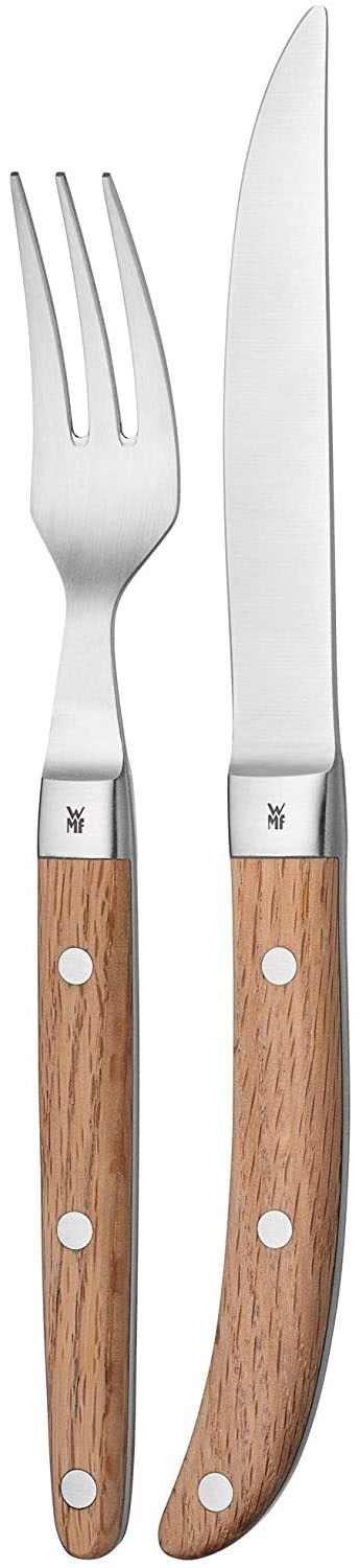 WMF Steakbesteck "Ranch" mattiert, Eichenholz geölt günstig online kaufen