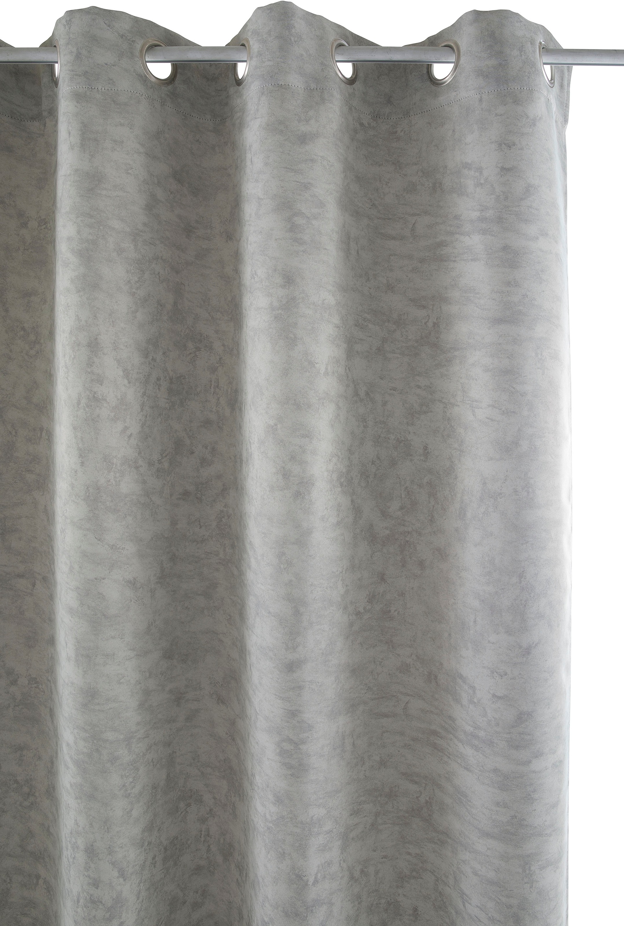 Thumbnail - my home Vorhang "MARMOR" Ösen 1 Stk. tlg. blickdicht, monochrom, verschiedene Größen