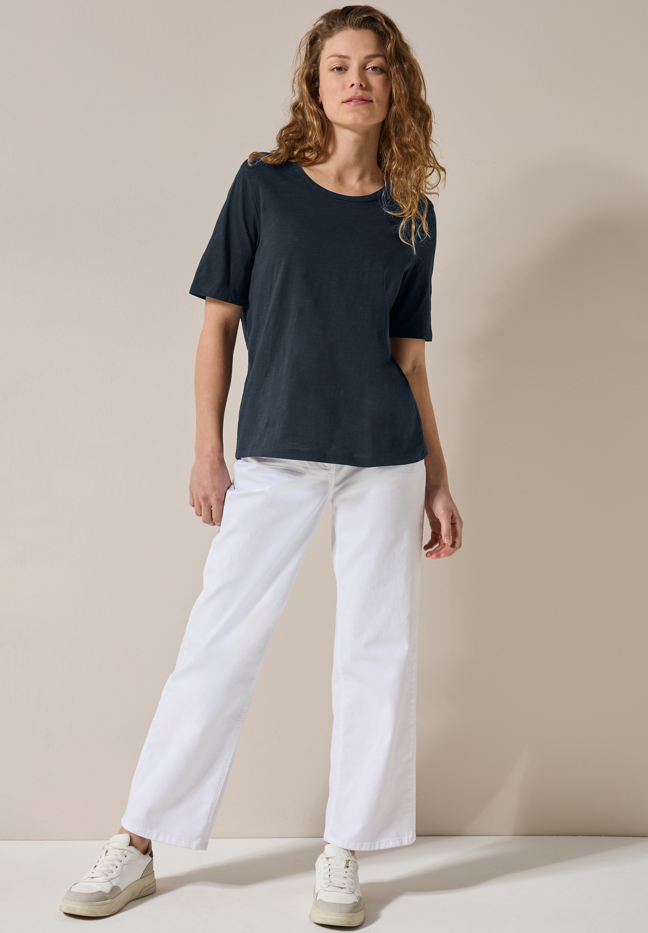 Cecil T-Shirt, aus reiner Baumwolle