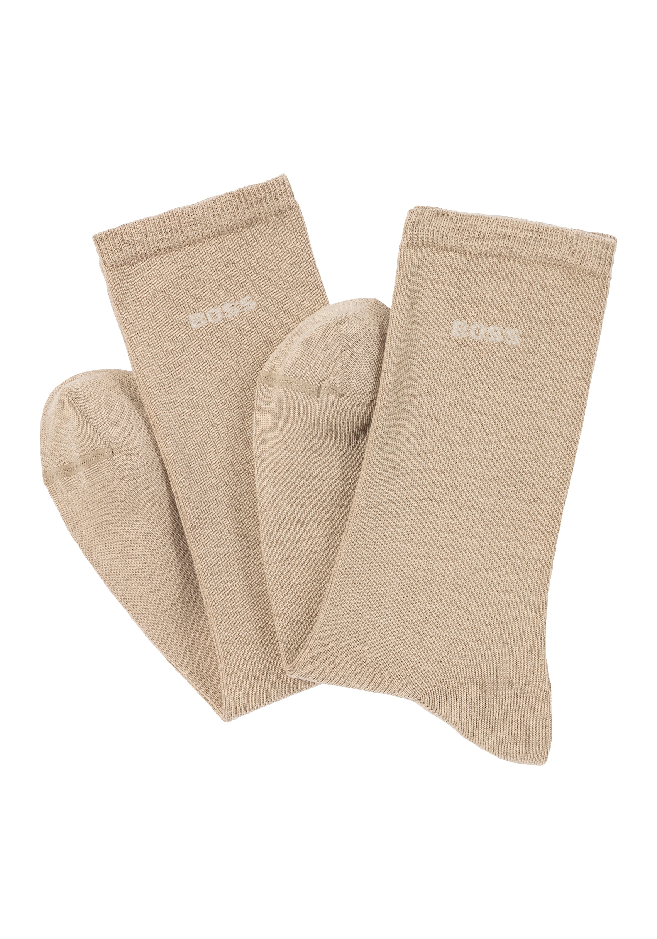 Businesssocken »2P RS Uni Logo CC W«, (Packung, 2 Paar, 2er Pack), mit BOSS Schriftzug