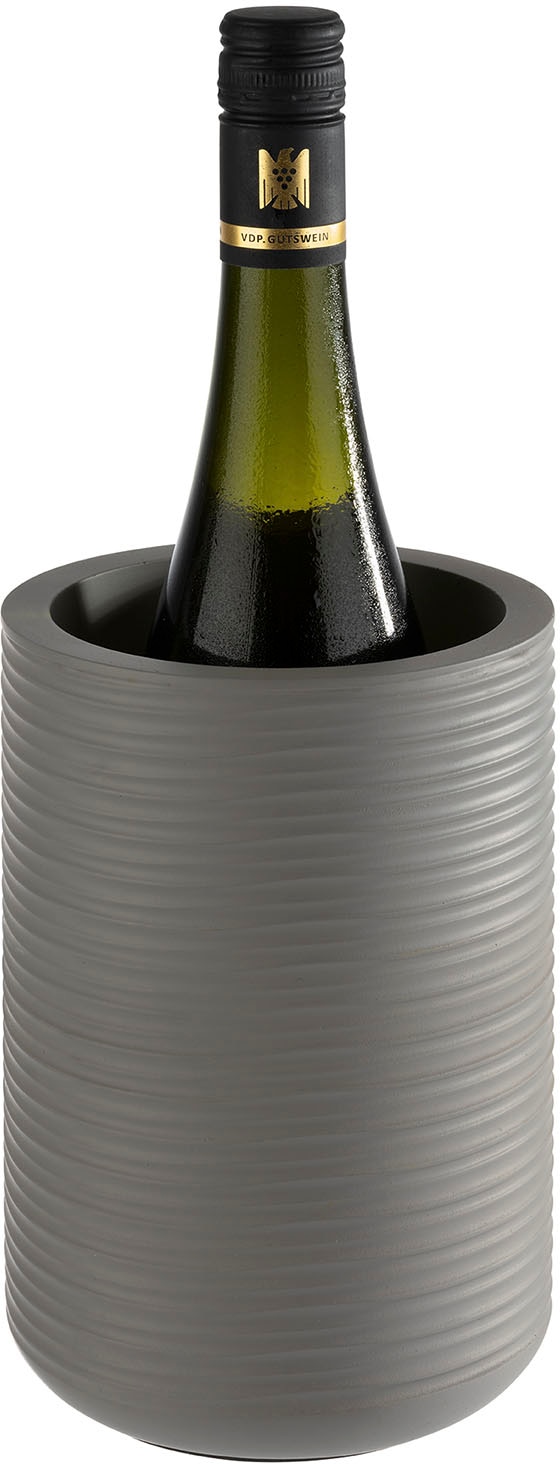 APS Wein- und Sektkühler »ELEMENT«, (1 tlg.), auch als Vase nutzbar, Beton, Höhe 19 cm