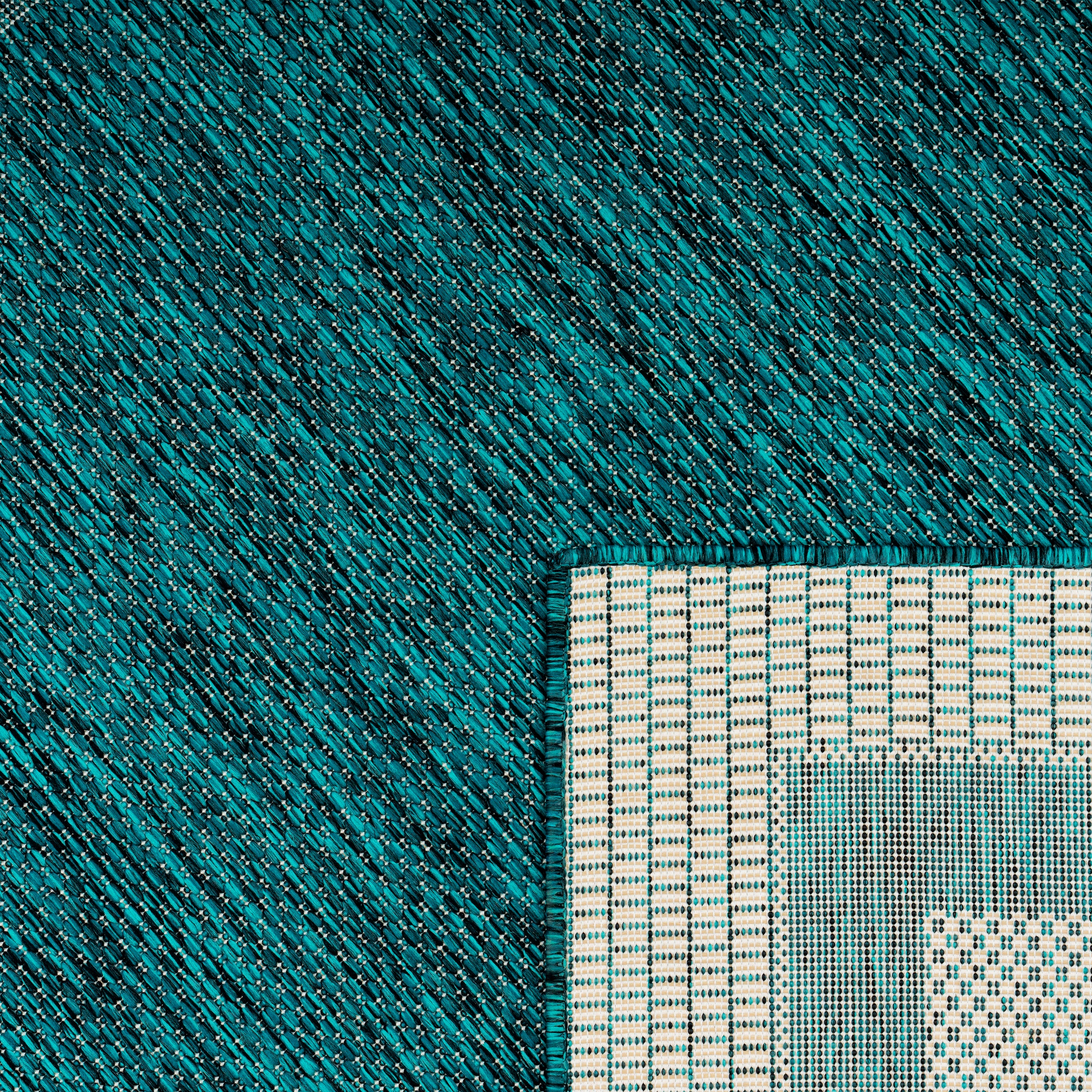Paco Home Teppich »Roma 272«, rechteckig, Flachgewebe, meliert, mit  dezenter Bordüre, In- und Outdoor geeignet auf Rechnung | BAUR
