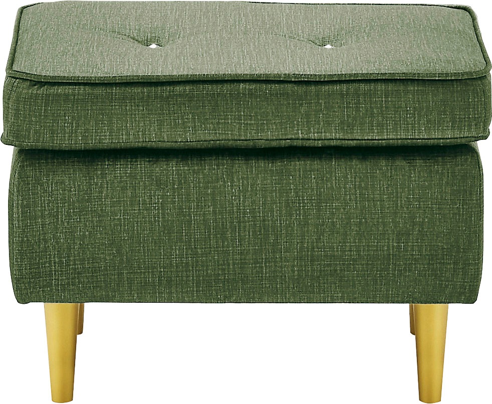 ED EXCITING DESIGN Hocker "Tom", mit Strasssteinen & goldenen Füßen günstig online kaufen