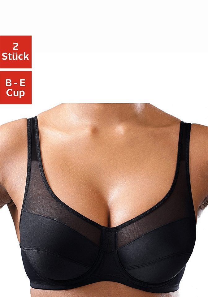 petite fleur by Lascana Bügel-BH Packung, aus Microtouch-Material – auch ideal für große Größen