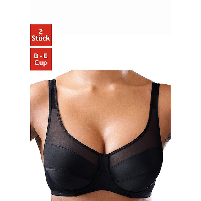 petite fleur Bügel-BH, (Packung, 2 Stück), aus Microtouch-Material, Basic  Dessous ▷ für | BAUR