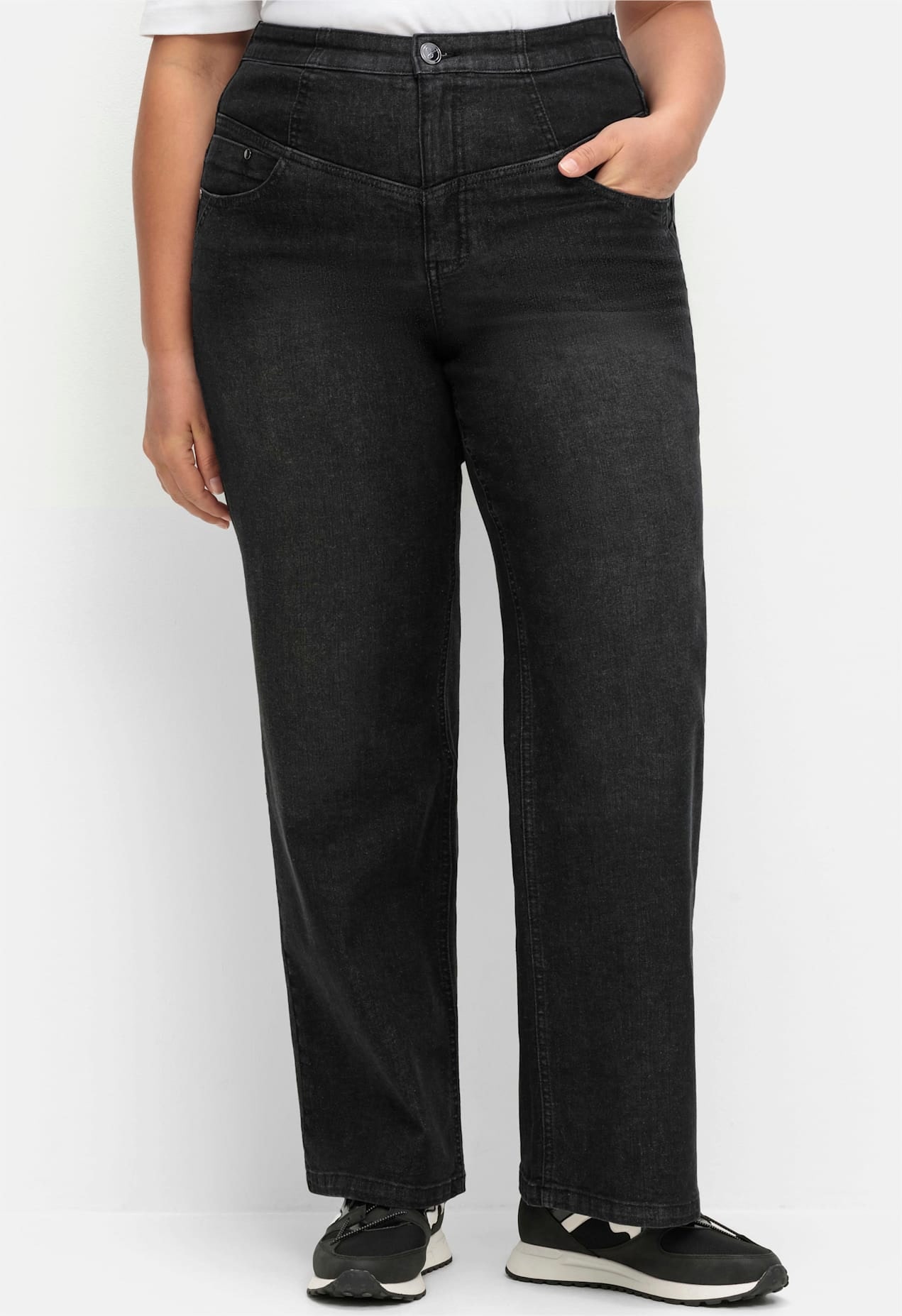 Sheego Bequeme Jeans 1 Stk. tlg. günstig online kaufen