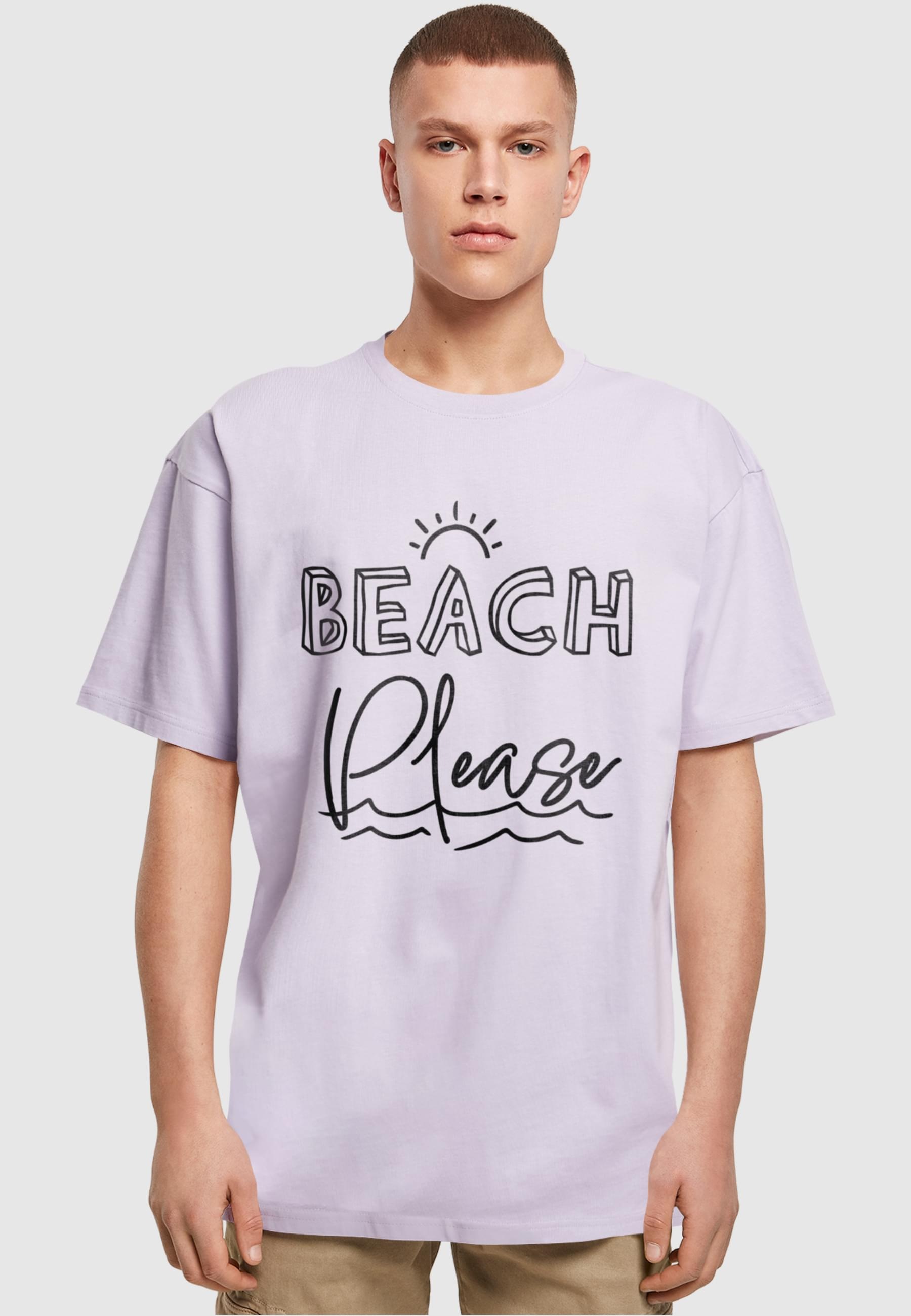 Merchcode T-Shirt »Merchcode Herren Beach Please Heavy Oversized Tee«, (1 tlg.)