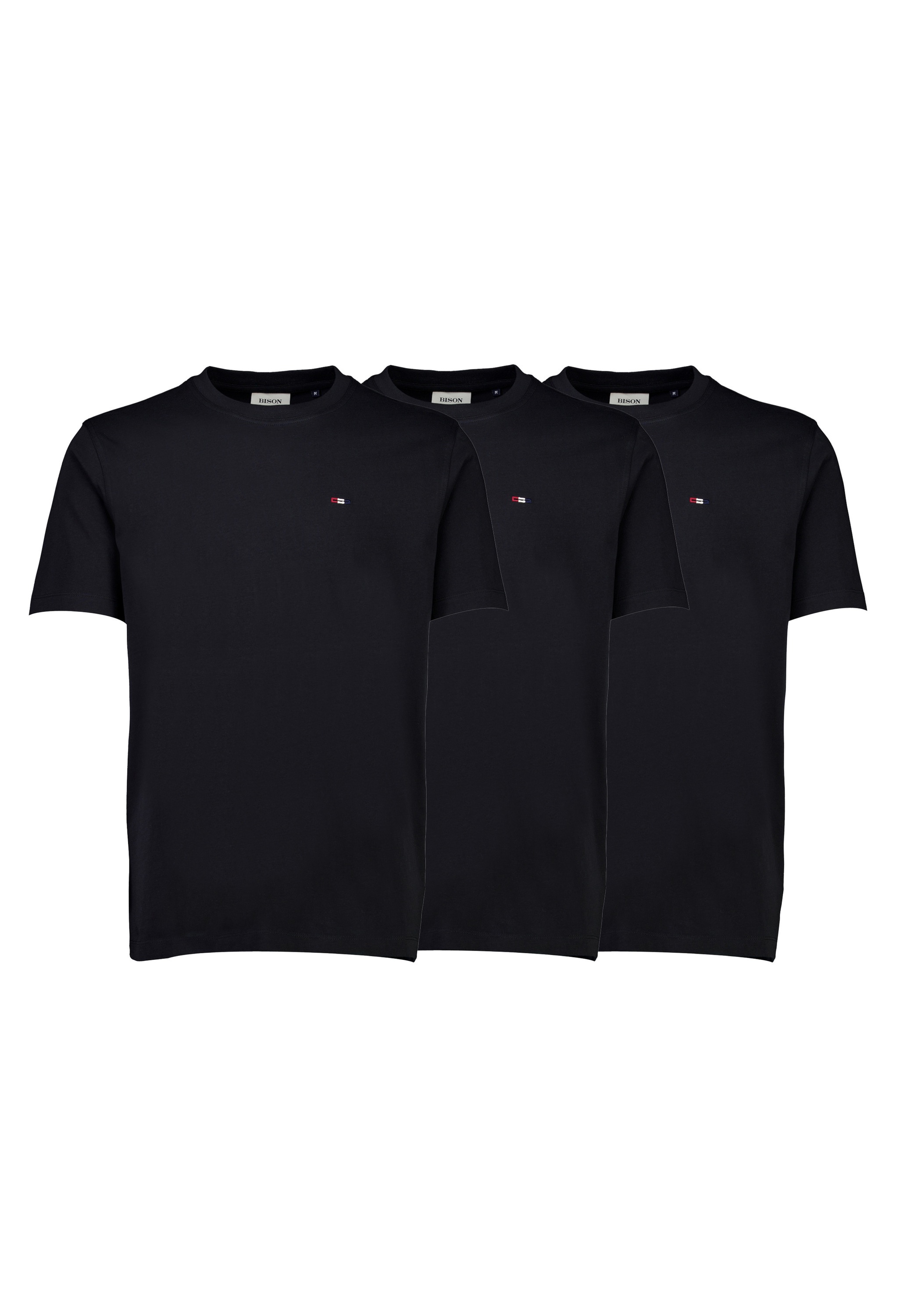 BISON Kurzarmshirt "T-Shirt (Kurzarm) Comfort Fit"