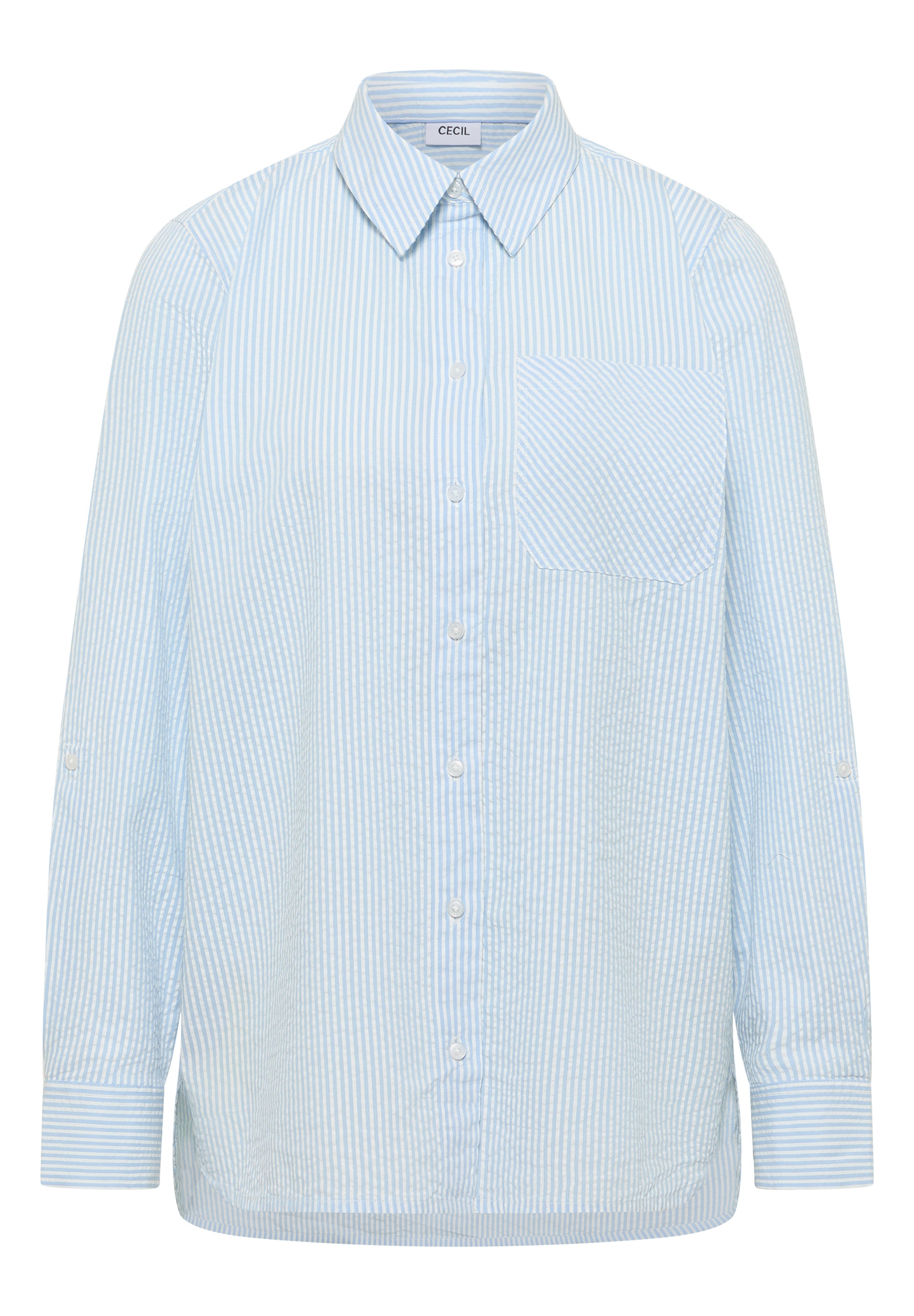 CECIL Long Sleeve Blouse Cloud Blue L 3