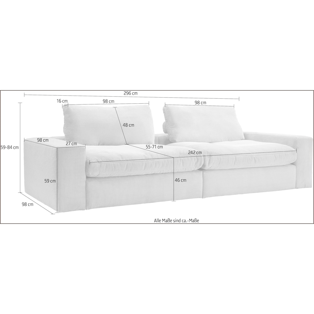 alina Big-Sofa »Sandy«