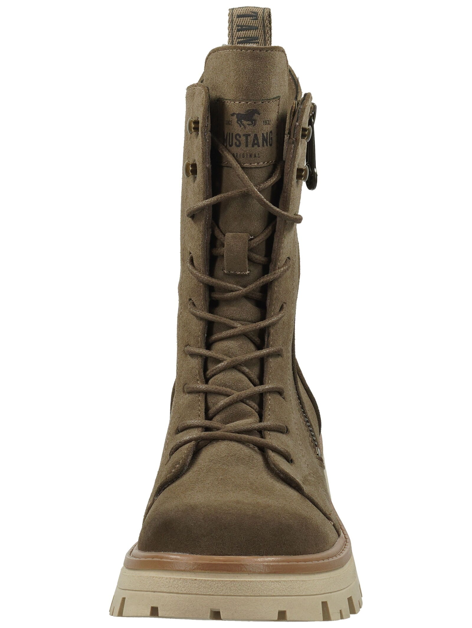 Mustang Shoes Schnürstiefelette »Mustang Shoes Stiefelette Lederimitat«