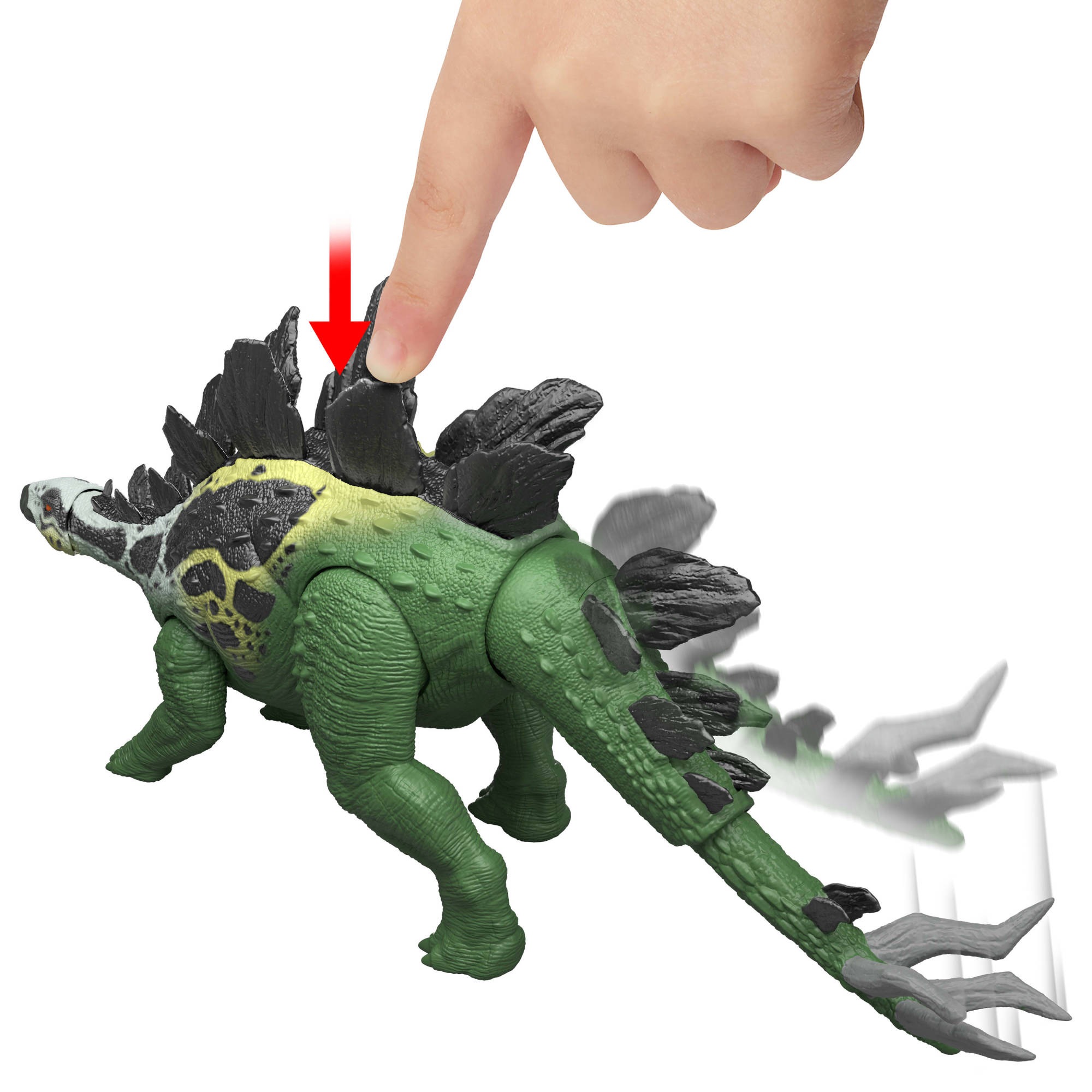 Mattel® Actionfigur »Jurassic World, Gigantic Thrashers - Stegosaurus«