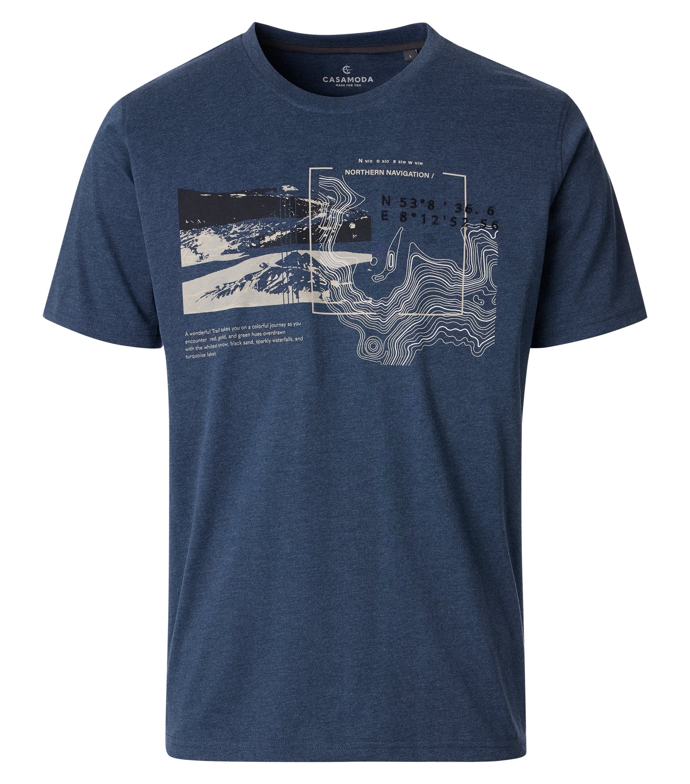 CASAMODA T-Shirt "CASAMODA T-Shirt Print" günstig online kaufen