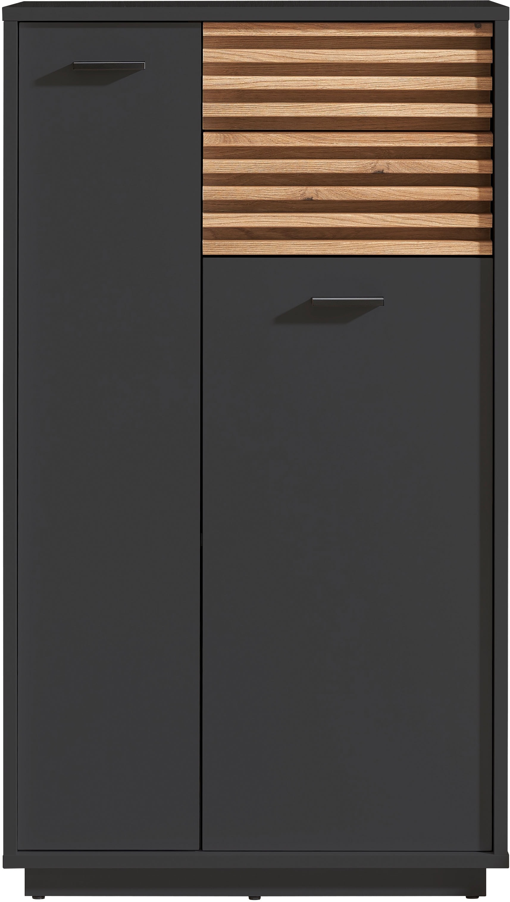 BASIC by Balculina Midischrank »Liguria B/H/T 60x106x35 cm« 1 Stk. tlg. Breite 60cm, Unterflurauszug, FSC-Mix 70%