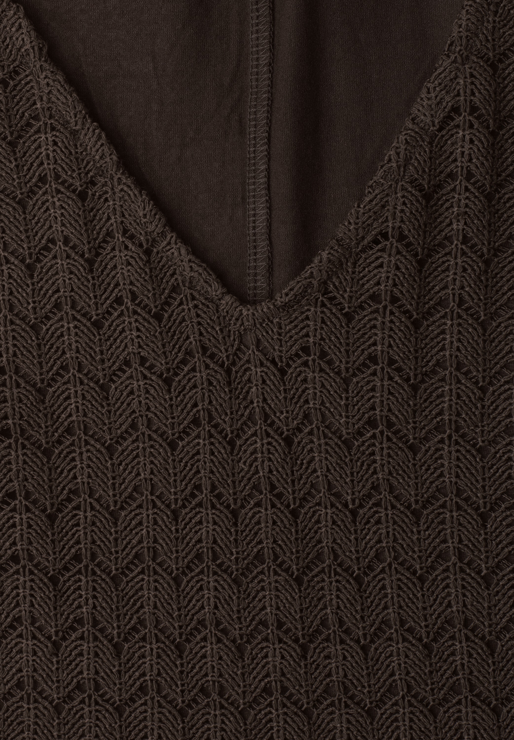 STREET ONE Midikleid Ohne Taschen in Unifarbe