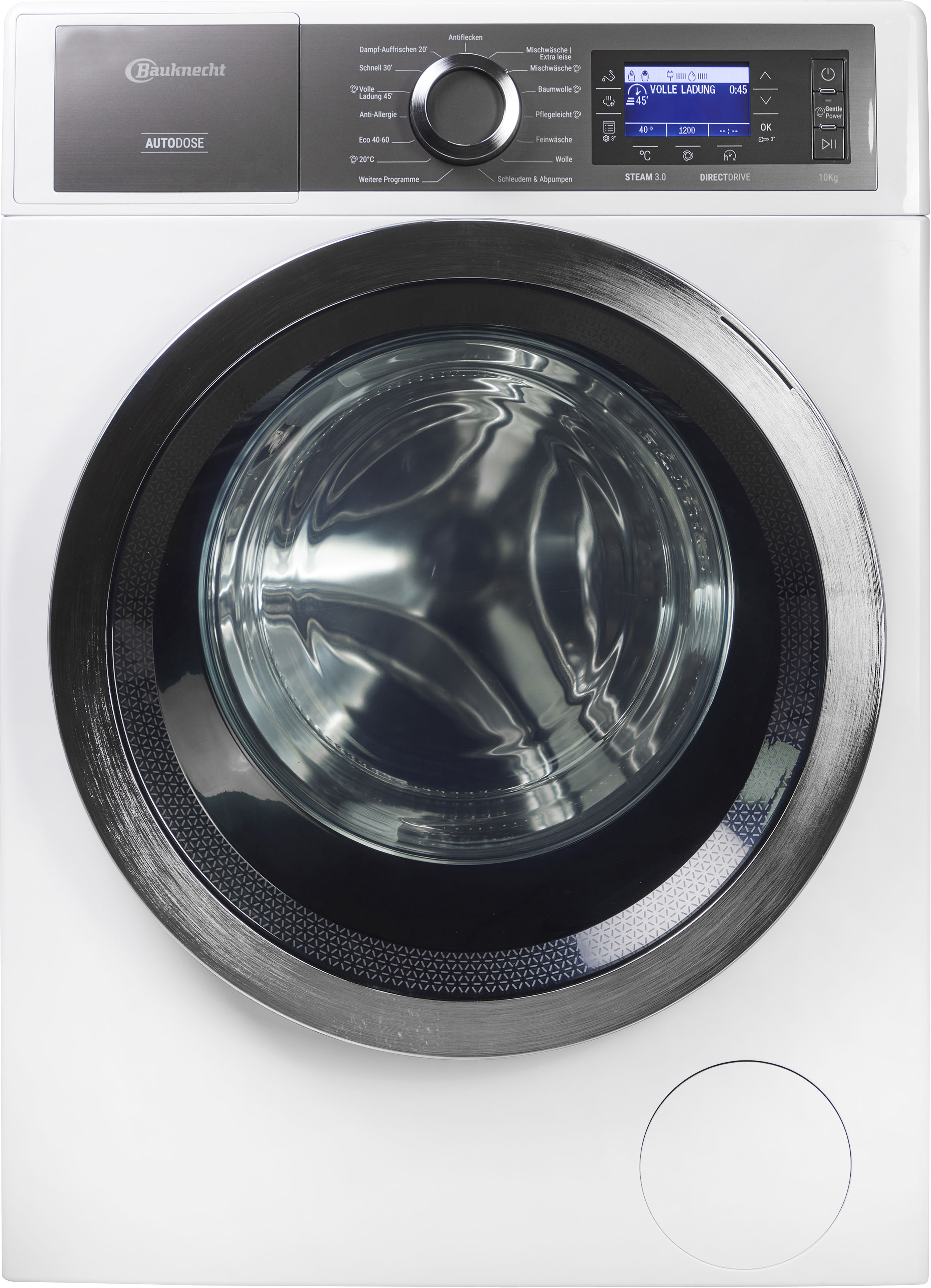 Thumbnail - BAUKNECHT Waschmaschine "B8 09AD SILENCE DE" 10 kg 1400 U/min Gentle Power-Technologie, Auto Dose, Vollwasserschutz