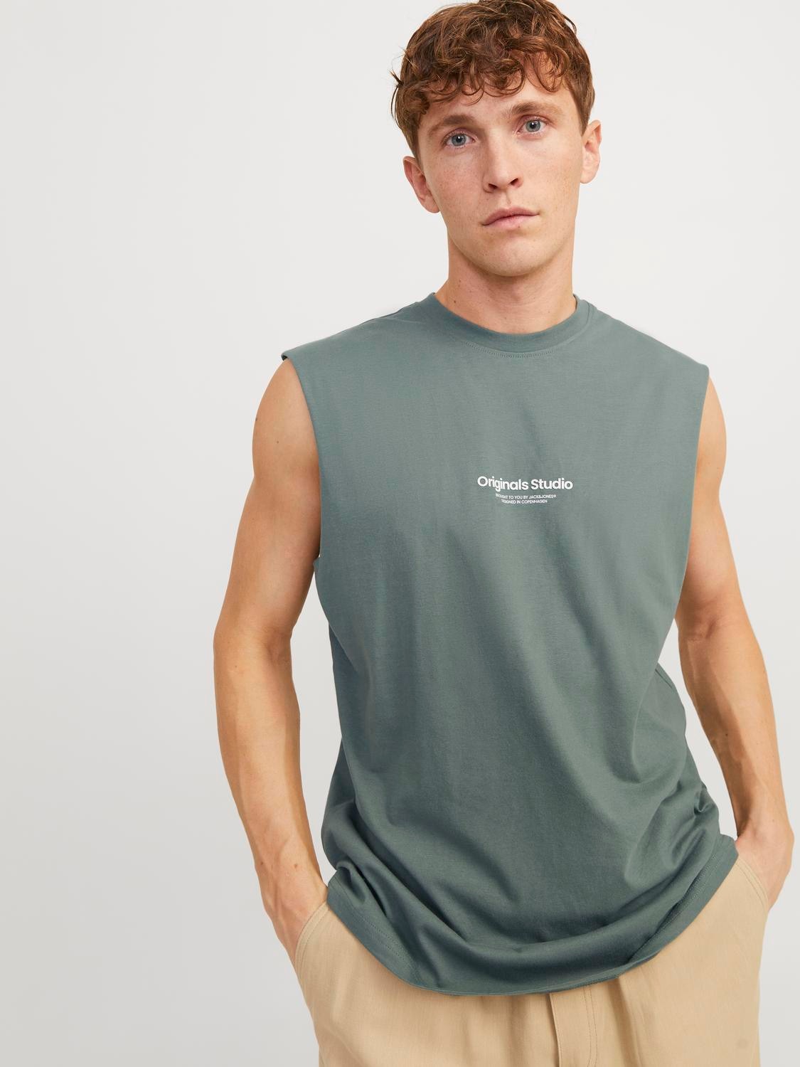 Jack & Jones Kurzarmshirt »JORVESTERBRO SLEEVELESS TEE SN«